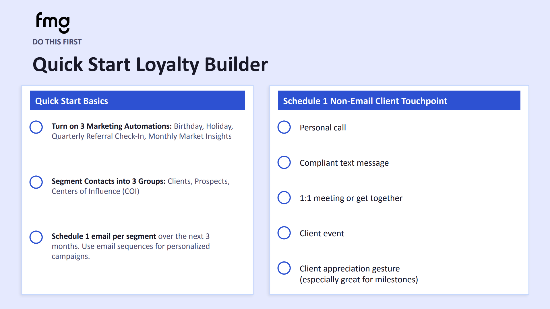 Did You Know - Quick Start Loyalty Builder Slide