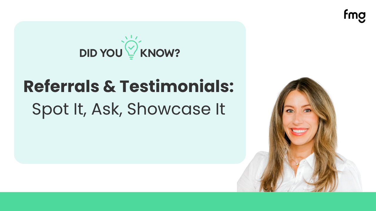 Did You Know - Referrals and Testimonials Workshop Thumbnail
