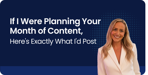 Upcoming Webinar - If I Were Planning Your Month of Content Thumbnail
